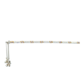 Silver Floral Golden Enamel Flute