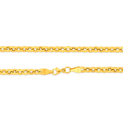 22K Gold Classic Link Chain - 18"