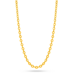 22K Gold Classic Link Chain - 18"