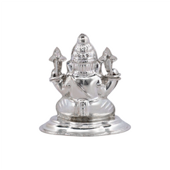 Silver Ganesha Idol