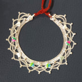 Silver Krishna Idol Waist Belt