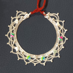 Silver Krishna Idol Waist Belt