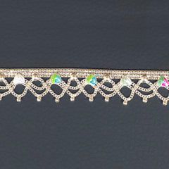 Silver Krishna Idol Waist Belt