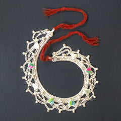 Silver Krishna Idol Waist Belt