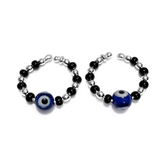 Silver Evil Eye Bracelet for Krishna Murti
