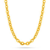 22K Gold Classic Link Chain - 17.5"