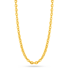 22K Gold Classic Link Chain - 18"