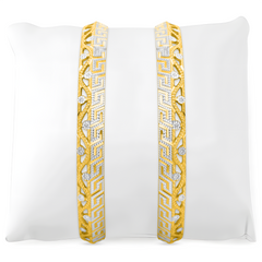 22K Gold TwoTone Bangles