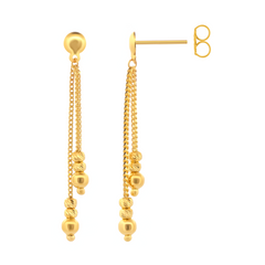 22K Gold Necklace & Earrings Set