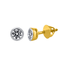 22K Gold Eternal Spark Earrings