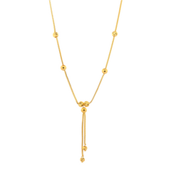 22K Gold Necklace & Earrings Set