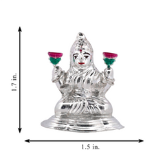 Silver Lakshmi Idol