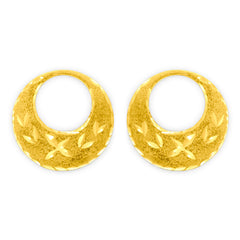 22K Gold Reversible Nattiyan Earrings
