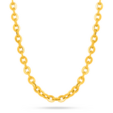 22K Gold Classic Link Chain - 18"