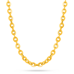 22K Gold Classic Link Chain - 18"