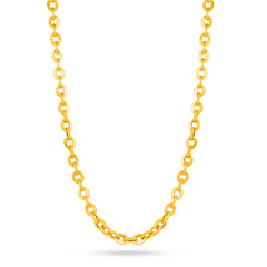 22K Gold Classic Link Chain - 18"