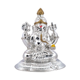 Silver Exquisite Ganesha Idol