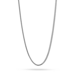 18K White Gold Fancy Chain - 18.25"