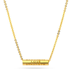 22K Gold Rotating Charm Necklace