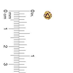 22K Gold Majestic Meenakari Stud Earrings