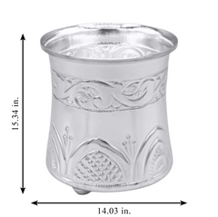 Silver Engraved Panchpatra