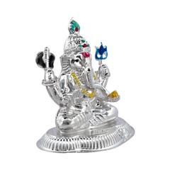 Silver Lord Ganesha Idol