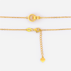 22K Gold RingLinked Necklace