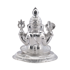 Silver Lord Ganesha Idol