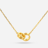 22K Gold RingLinked Necklace