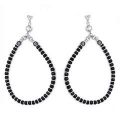 Silver Black Nazariya Kids Bracelets - Set of 2