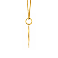 22K Gold Khanda Sunburst Pendant