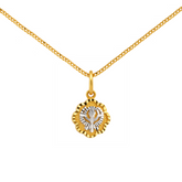 22K Gold Mini Khanda Pendant