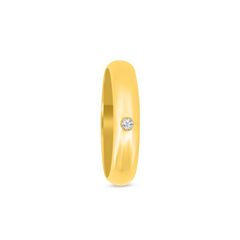22K Gold Sleek Ring