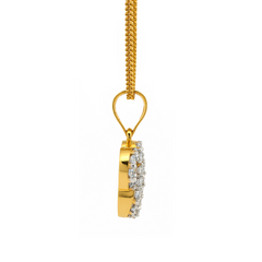 22K Gold CZ Ek Onkar Pendant