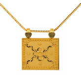 22K Gold Filigree Tabiz Pendant