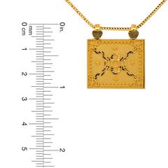 22K Gold Filigree Tabiz Pendant