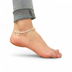 Silver Charm Anklets