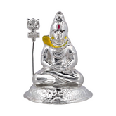 Silver Shiva Idol