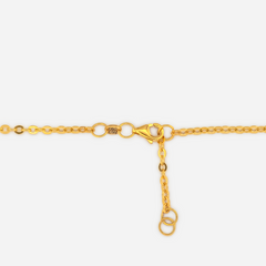 22K Gold Tear Drop Necklace