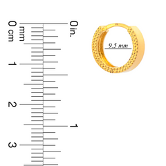 22K Gold Hoop Earrings