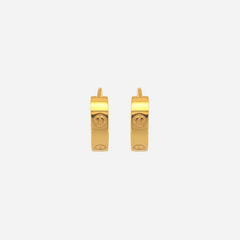 22K Gold Clip-On Earrings