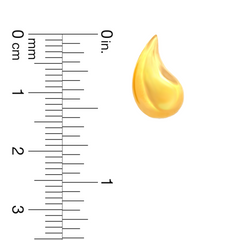 22K Gold Tear Drop Earrings