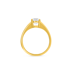 22K Gold Radiant Ring