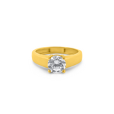 22K Gold Radiant Ring