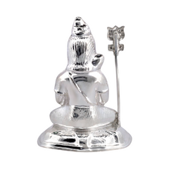 Silver Shiva Idol