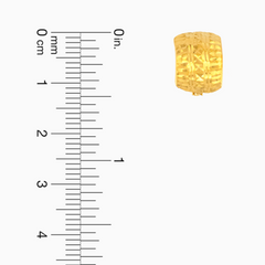 22K Gold Geometric Wide Clip-On Earrings