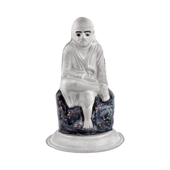 Silver Sai Baba Idol