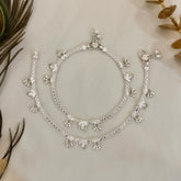 Silver Charms Anklets