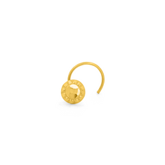 22K Gold Ethereal Nose Pin