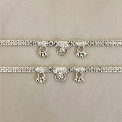 Silver Charms Anklets